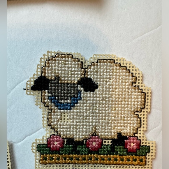 Cross Stitch Christmas Nativity 5 Pieces Done From The Spirit Of Christmas Book - Picture 7 of 8